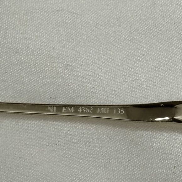 Emozioni Safilo Elasta EM4362 Gold Eyeglasses Frame Only Italy Nice Glasses - Picture 6 of 9